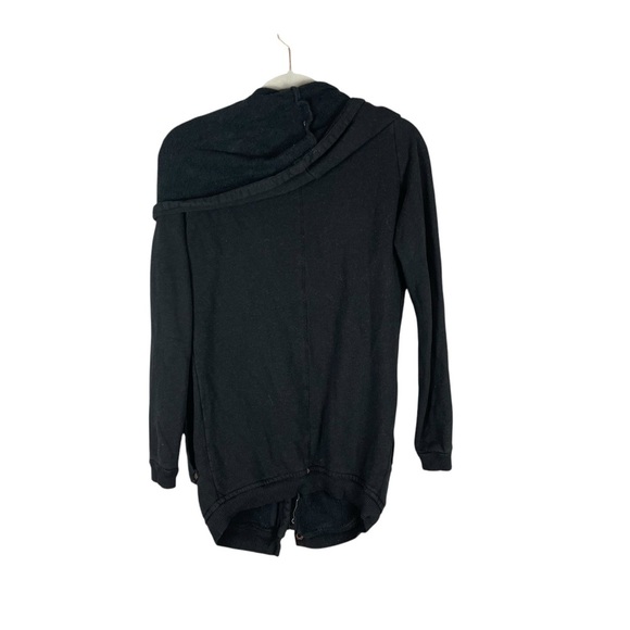 Wilfred XXS Black Zip Up Longline Hoodie Jacket Aritzia - Picture 6 of 6
